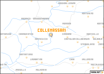 map of Colle Massari