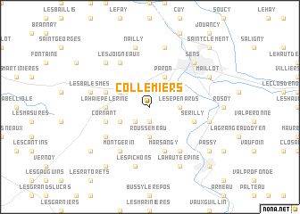 map of Collemiers