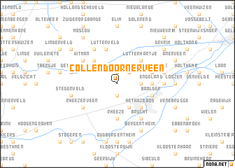 map of Collendoornerveen