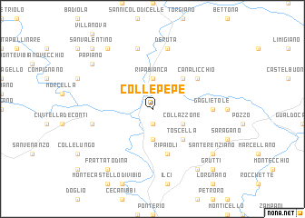 map of Collepepe