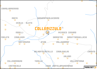 map of Collepizzulo