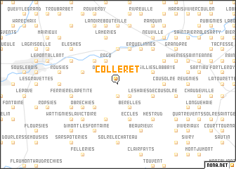 map of Colleret