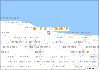 map of Colleville-sur-Mer