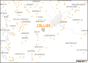 map of Collier