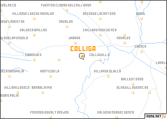 map of Cólliga