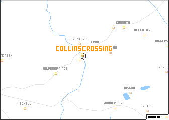 map of Collins Crossing