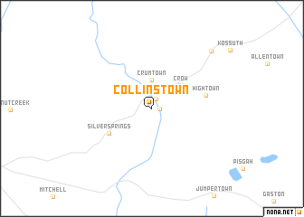map of Collinstown
