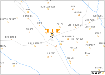 map of Collins