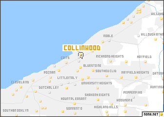 map of Collinwood