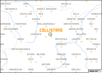 map of Collistano