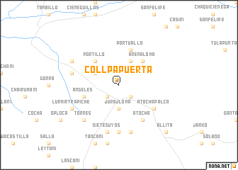map of Collpapuerta