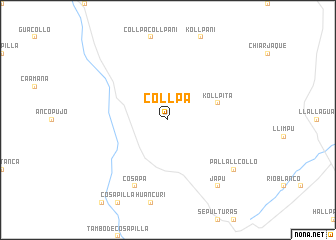 map of Collpa