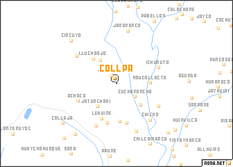 map of Collpa