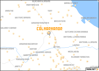 map of Colmar Manor