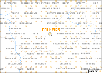 map of Colmeias