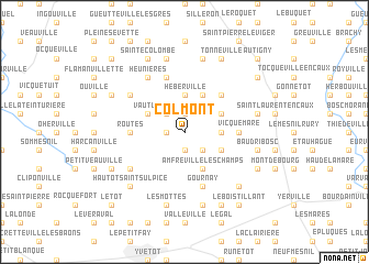 map of Colmont