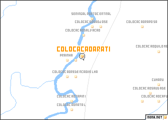 map of Colocação Arati