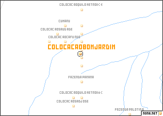 map of Colocação Bom Jardim