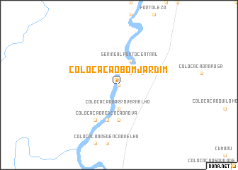 map of Colocação Bom Jardim