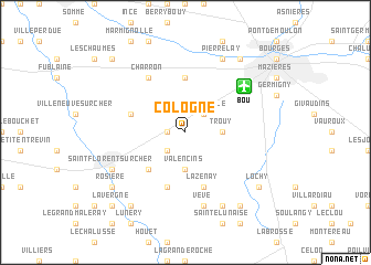 map of Cologne