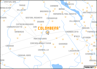 map of Colombera