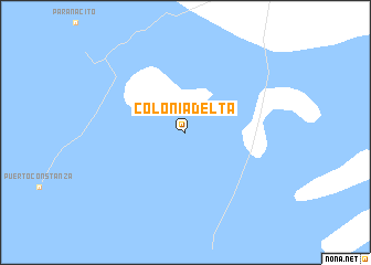 map of Colonia Delta