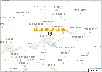 map of Colonial Village