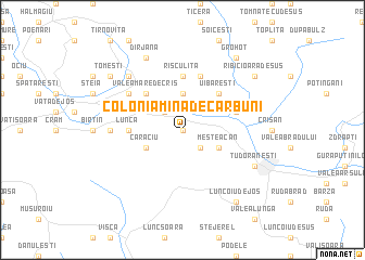 map of Colonia Mina de Cărbuni