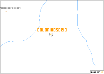 map of Colônia Osório