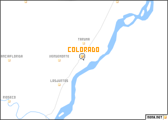 map of Colorado