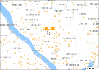map of Colora