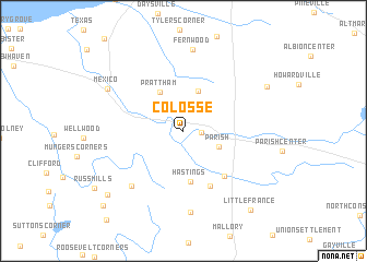 map of Colosse