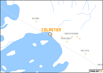map of Colpetén