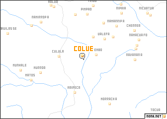 map of Cóluè