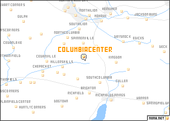 map of Columbia Center