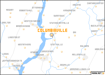 map of Columbiaville