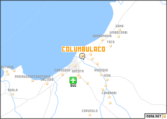 map of Columbulaco