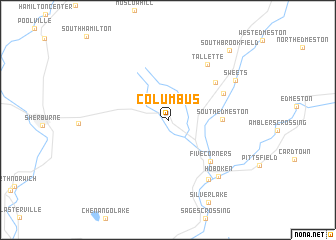 map of Columbus