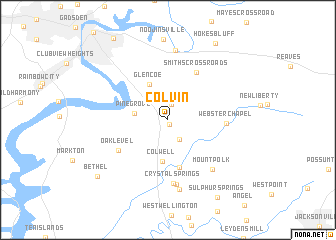 map of Colvin