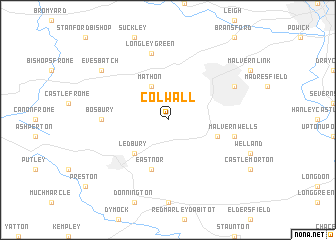 map of Colwall