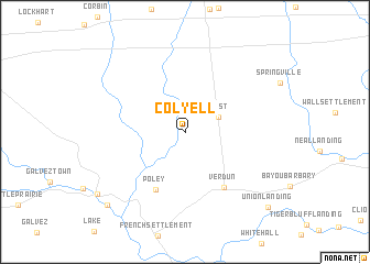 map of Colyell