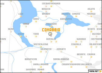 map of Comabbio