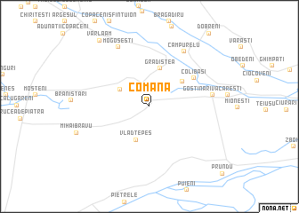 map of Comana
