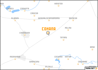 map of Comana