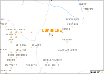 map of Comanche
