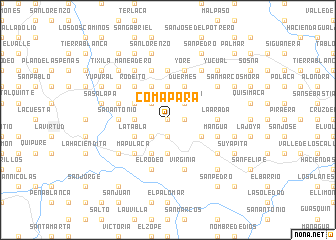 map of Comapara