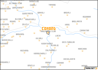 map of Comǝrd