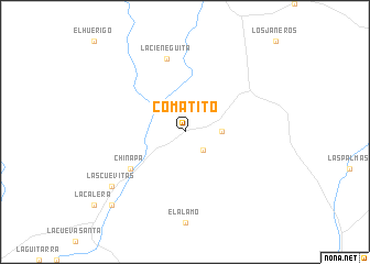 map of Comatito
