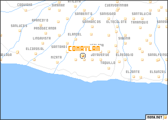 map of Comaylán