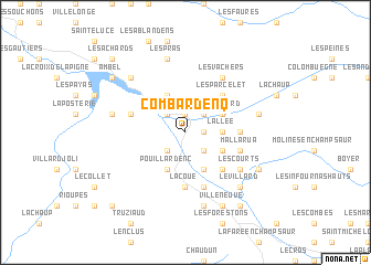 map of Combardenq